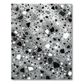 Monochrome Abstract Speckled Terrazzo Stone Rug