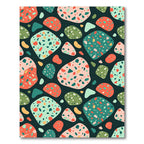 Multicolor Terrazzo Abstract Speckled Stone Rug
