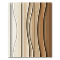Earthy Tones Layered Curves Rug