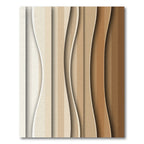 Earthy Tones Layered Curves Rug