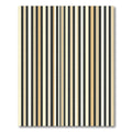 Ecru Taupe Ochre Black Stripe Rug