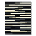 Modern Monochromatic Abstract Linear Rug