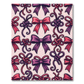 Pink Purple Bows Knots Collection Rug