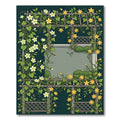 Vines Yellow White Flower Pergola Rug