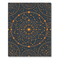 Celestial Navy Gold Constellation Map Rug