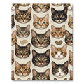 Whimsical Brown Tabby Cat Portrait Rug