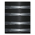 Modern Carbon Fiber Stripe Rug