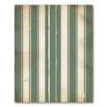 Vintage Sage Cream Vertical Striped Rug
