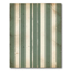 Vintage Sage Cream Vertical Striped Rug