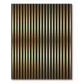 Modern Black Gold Vertical Stripe Rug