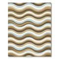 Earthy Tones Wavy Stripe Rug