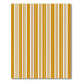 Golden Mustard and White Vertical Stripes Rug