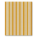 Golden Mustard and White Vertical Stripes Rug
