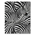 Striking Mono Zebra Graphic Art Rug