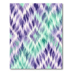 Amethyst Teal Zigzag Gradient Rug