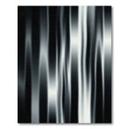Monochrome Vertical Flowing Stripes Rug