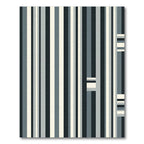 Modern Vertical Stripe Gray Cream Rug