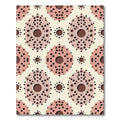 Soft Pink Dot Abstract Geometric Rug