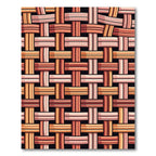 Warm Earthy Tones Woven Texture Rug