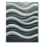 Monochromatic Wave Abstract Ripples Rug