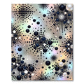 Opaque Black And White Halftone Spheres Rug