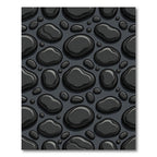 Dark Amoeba Organic Composition Rug