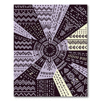 Geometric Sunburst Boho Tribal Rug