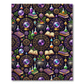 Mystical Crystal Ball Witchcraft Occult Rug
