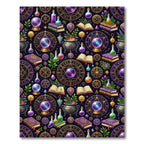 Mystical Crystal Ball Witchcraft Occult Rug