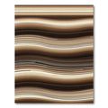 Chocolate Hues Undulating Lines Rug