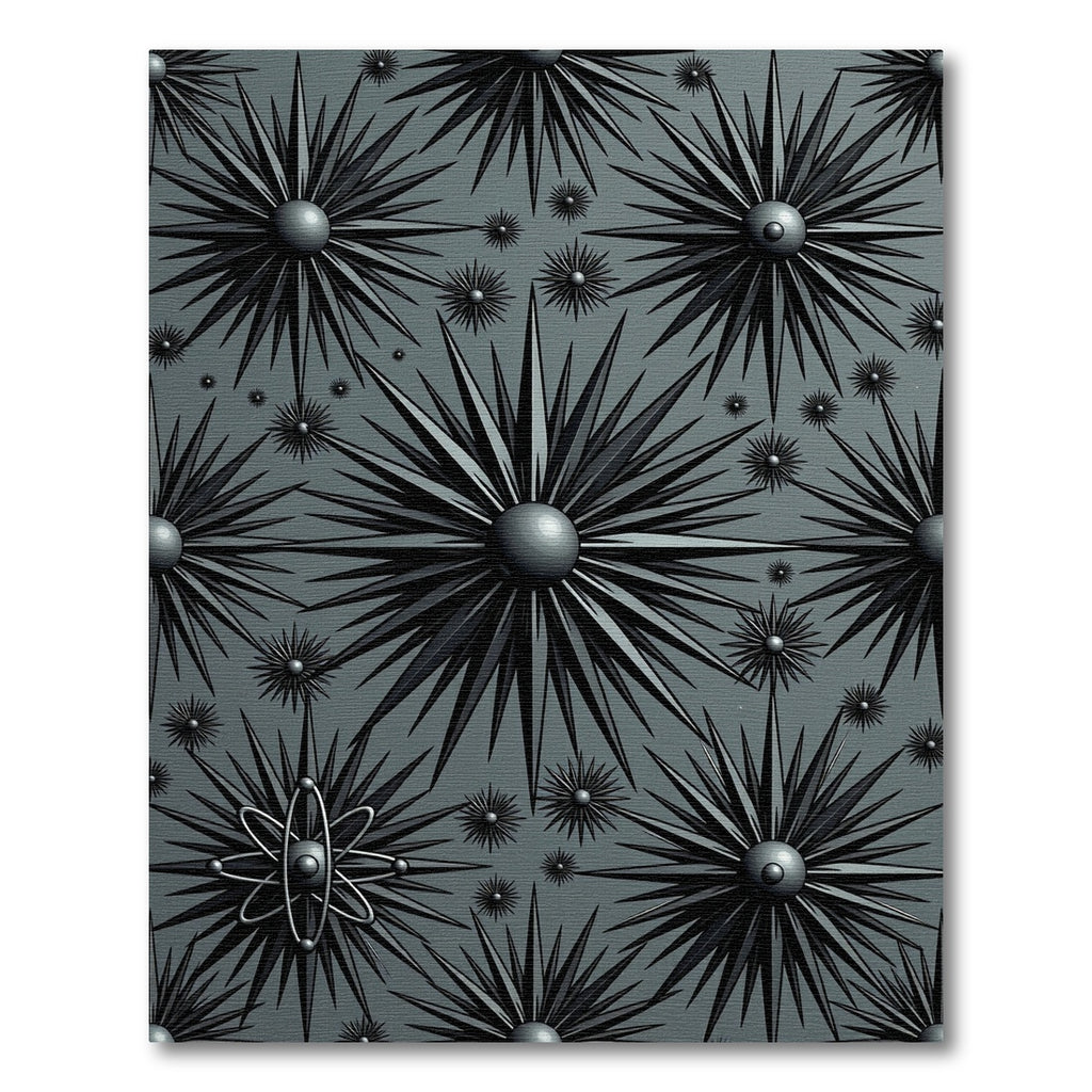 Monochromatic Atomic Starburst Rug