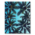 Tropical Palm Frond Sky View Rug