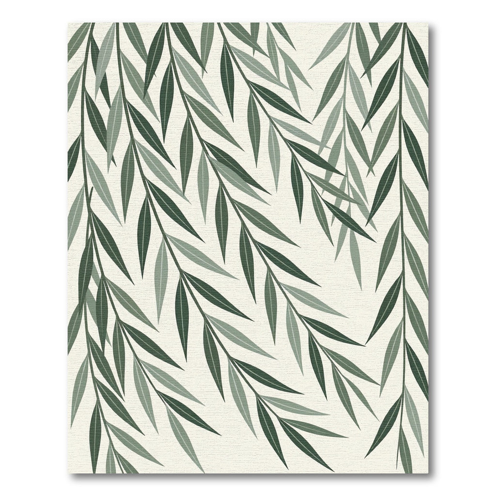 Sage Willow Botanical Foliage Wall Covering Rug