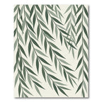 Sage Willow Botanical Foliage Wall Covering Rug