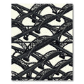 Monochromatic Arched Bridge Intersecting Composition Rug