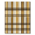 Rustic Warm Tones Plaid Pattern Rug