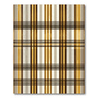 Rustic Warm Tones Plaid Pattern Rug