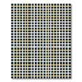 Tan White Overlapping Grid Rug