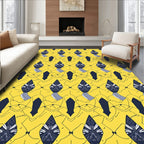 Yellow Shadowed Warrior Diamond Rug