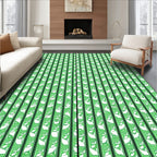 Verdant Vine Vertical Stripe Rug
