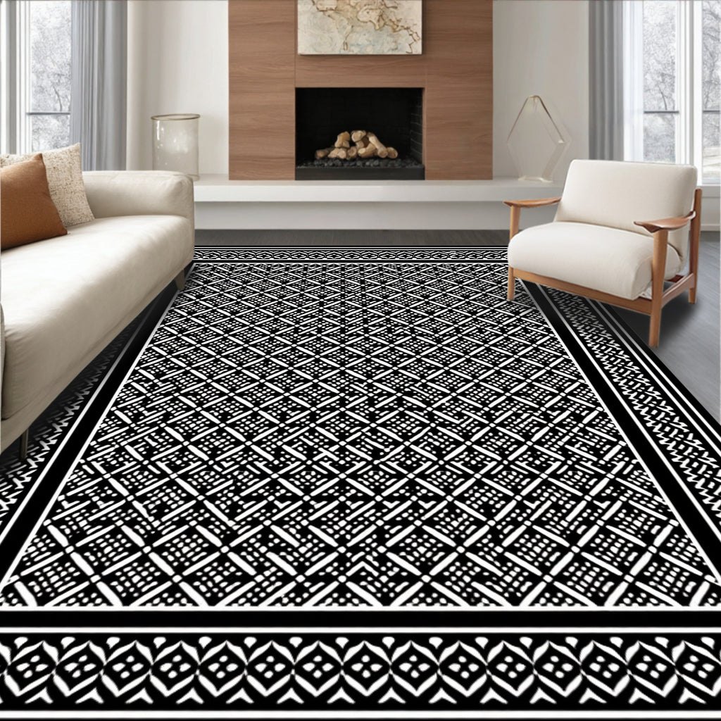 Monochromatic Geometric Diamond Lattice Rug