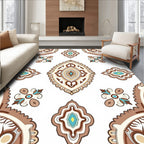 Earth Tones Medallion Arabesque Rug