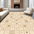 Ancient Runes and Symbols Grid Rug