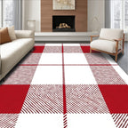Crimson Buffalo Check Textural Rug