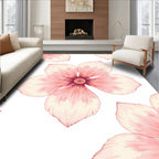 Soft Pink Blossom Garden Rug