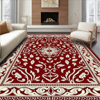 Ornate Cherry Blossom Medallion Rug