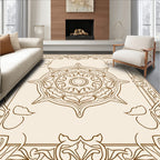 Vintage Neutral Lotus Medallion Rug