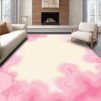 Soft Pink Contour Cloud Rug