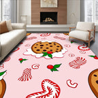 Sweet Cookie And Candy Cane Collage Rug