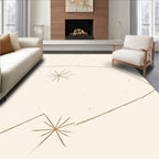Vintage Star Map Constellation Design Rug